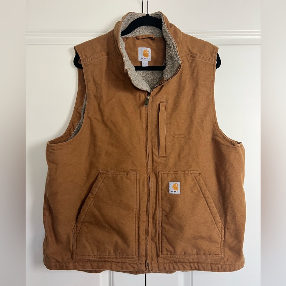 Carhartt fleece lined vest